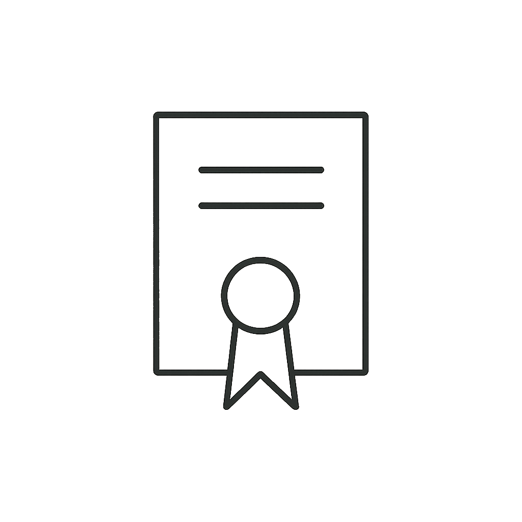 Certificate icon